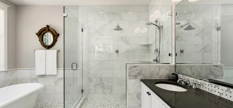 bathroom shower door installation in Winter Haven