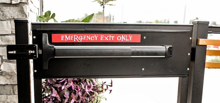 emergency push bar installation in Winter Haven